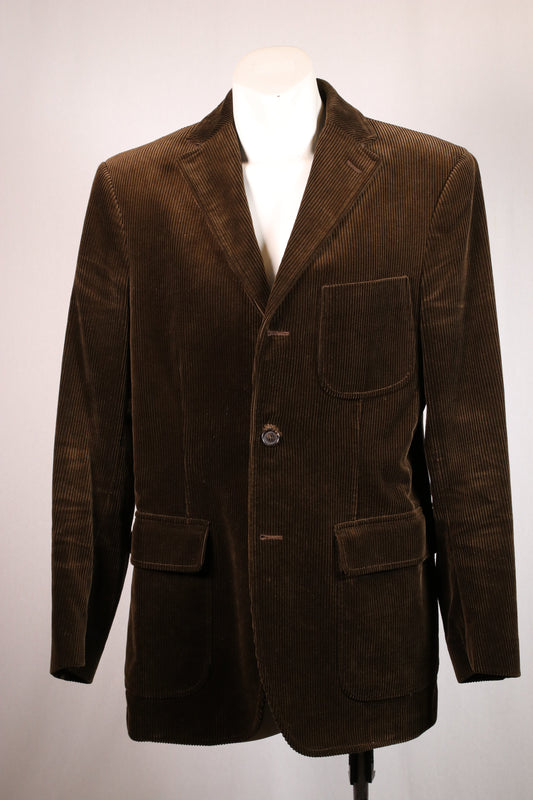 90s brown Ralph Lauren corderoy blazer