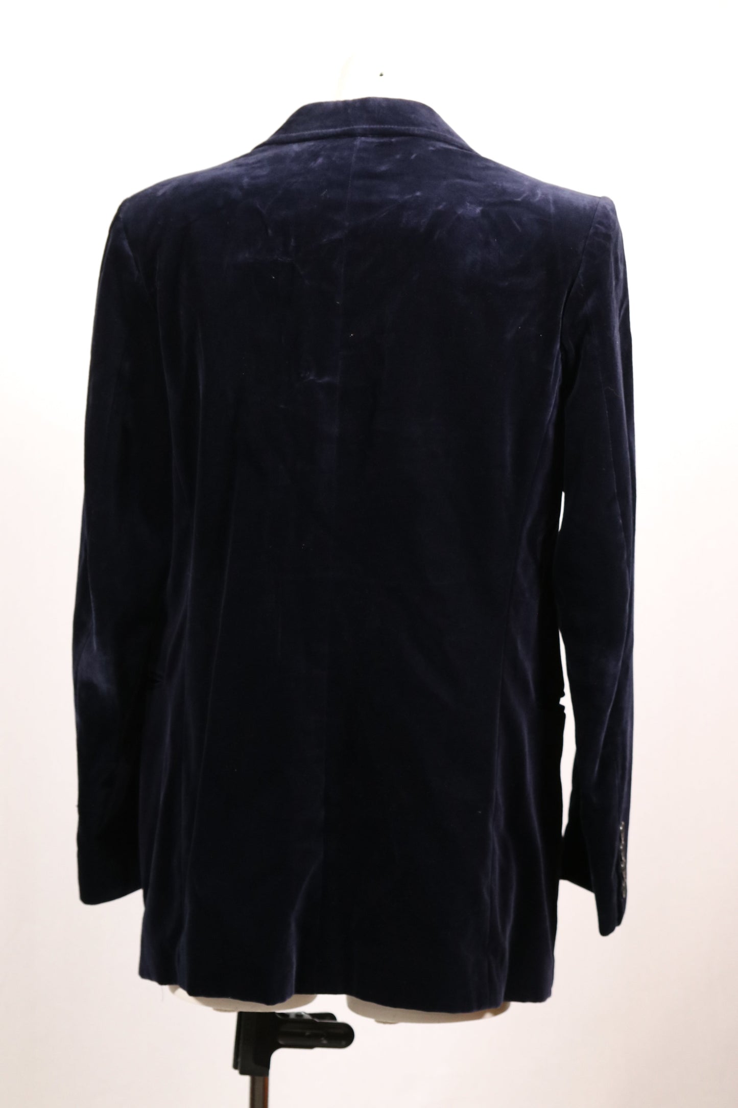 RARE late 60s blue velvet blazer