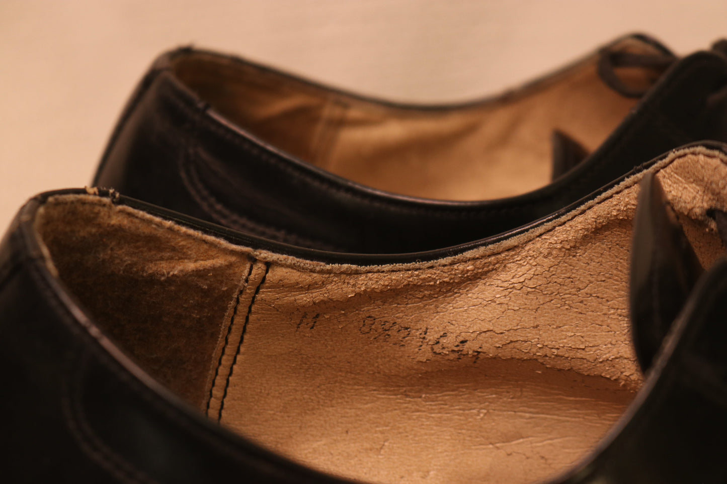 RARE Black Heeled Men's Shoes