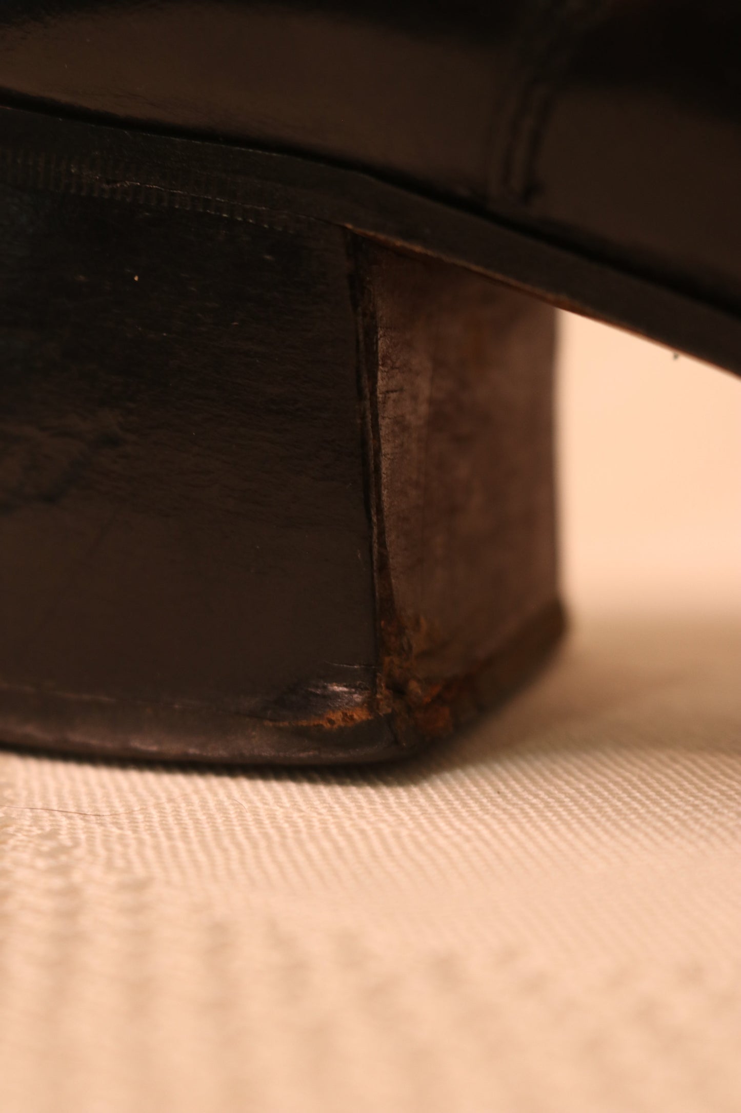 RARE Black Heeled Men's Shoes