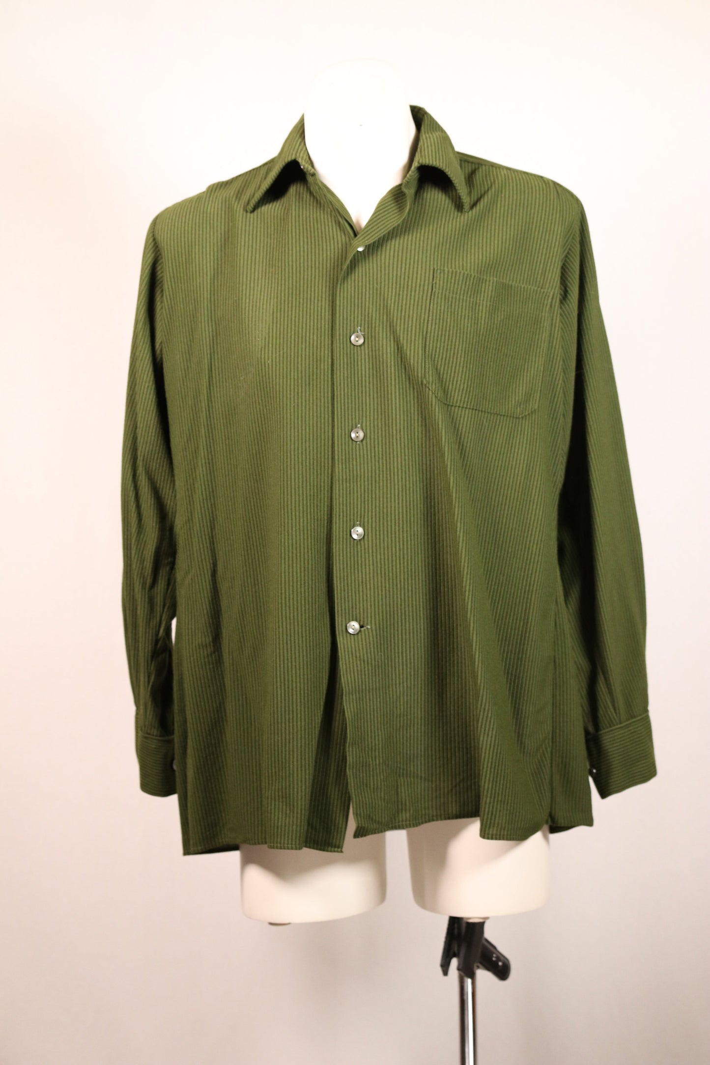 80s faux-corduroy shirt