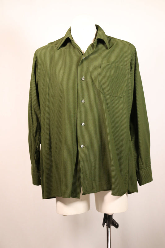 80s faux-corduroy shirt