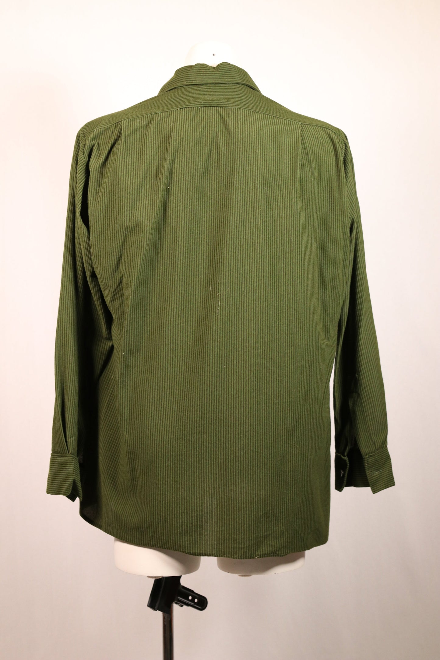 80s faux-corduroy shirt