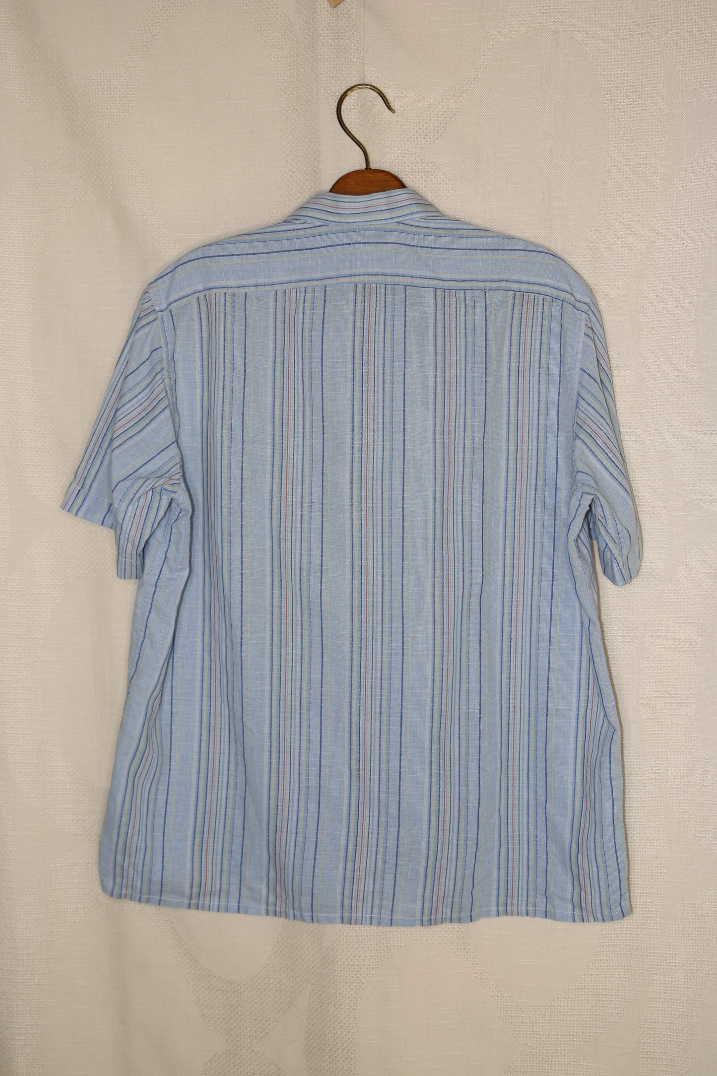 80s Blue striped shirt