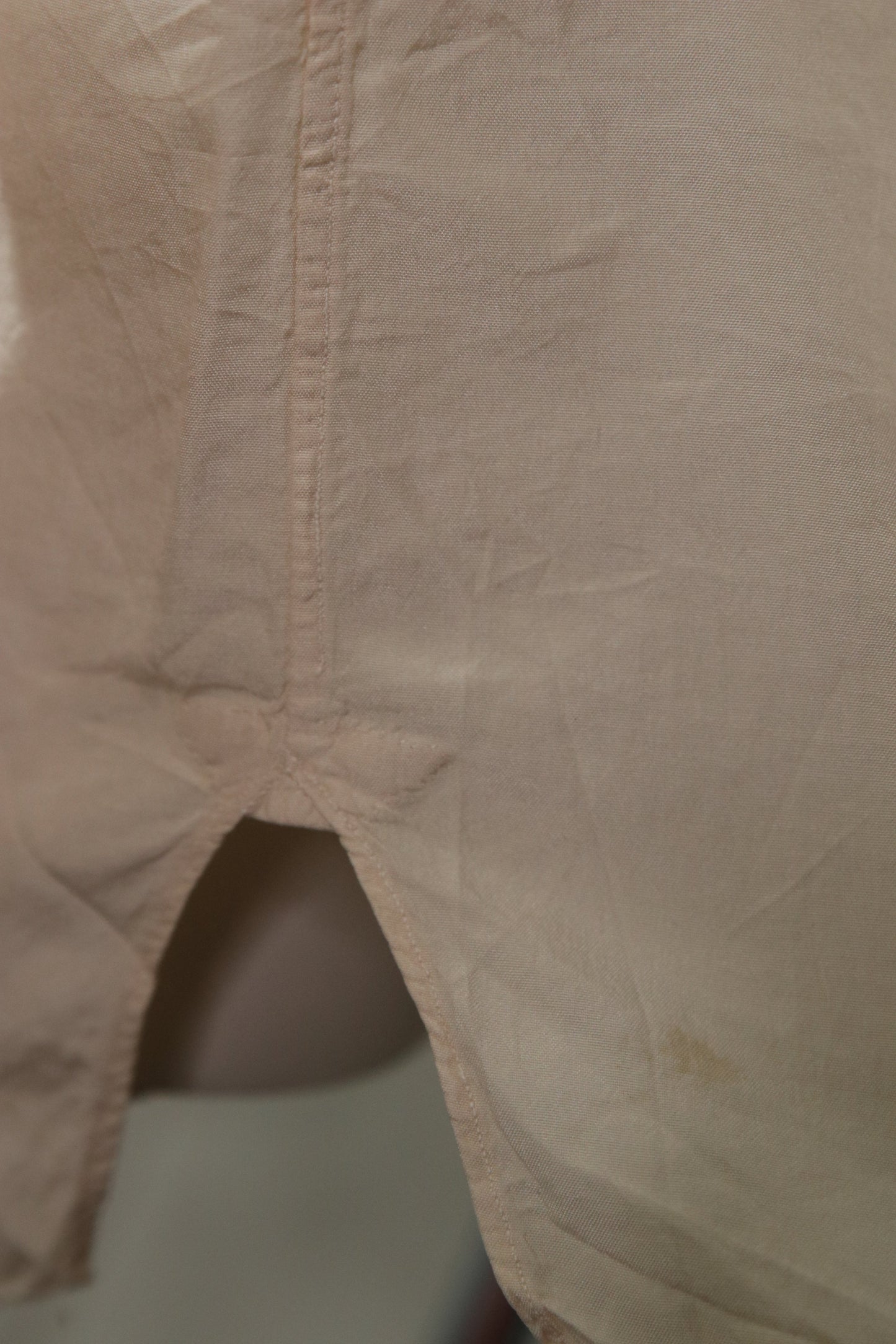 70s off-white silk shirt