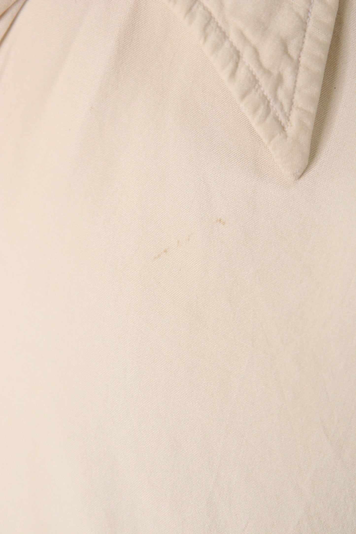 70s off-white silk shirt