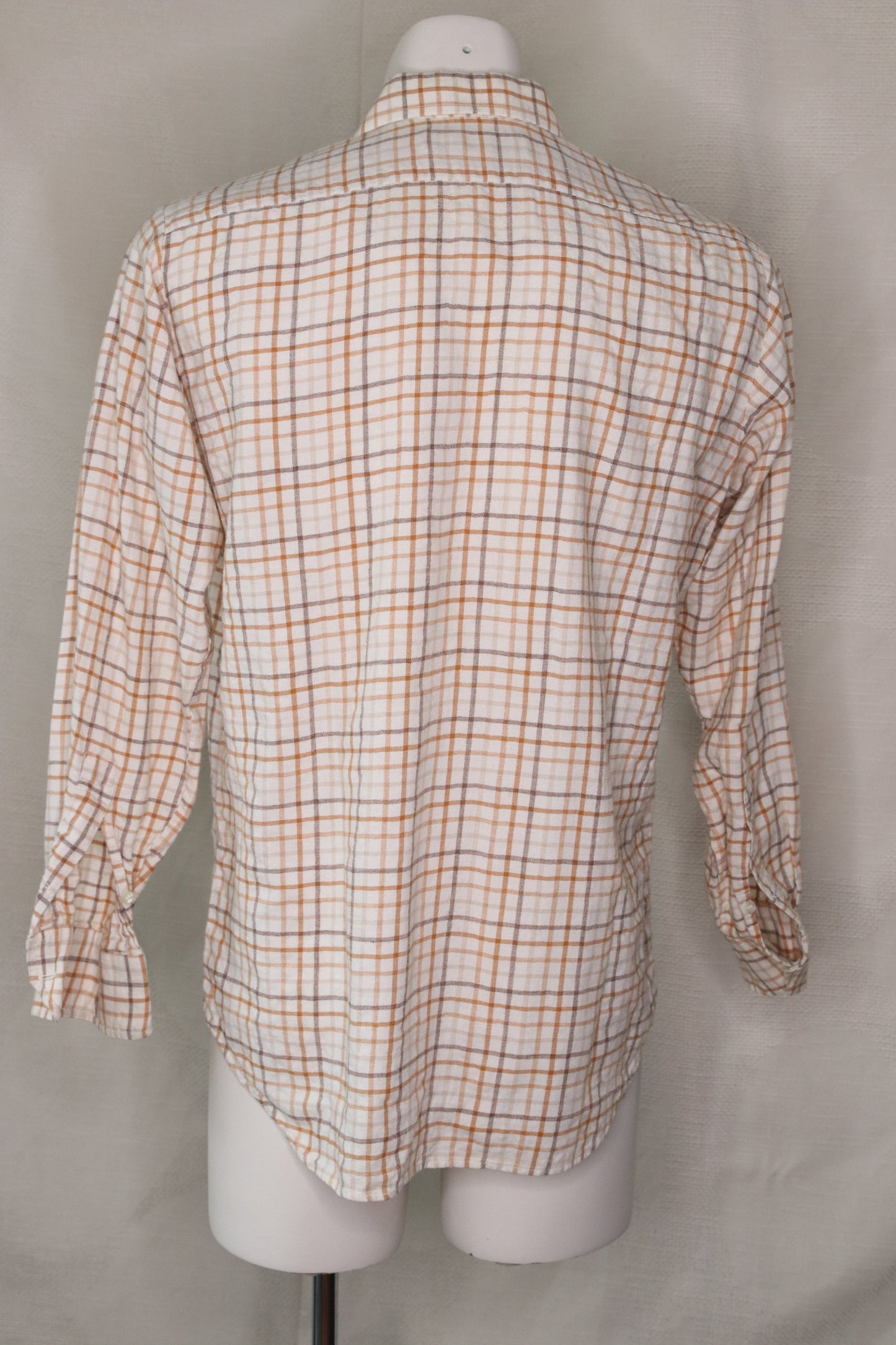 70s checker patterned shirt