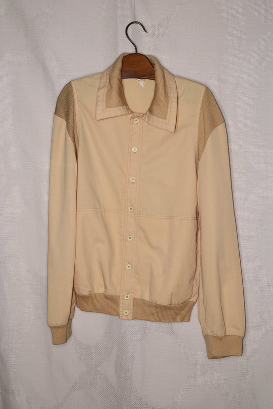 Unique 70s beige overshirt