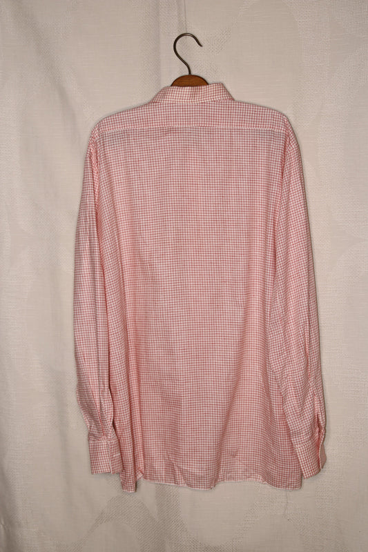 80s White and red checkered shirt