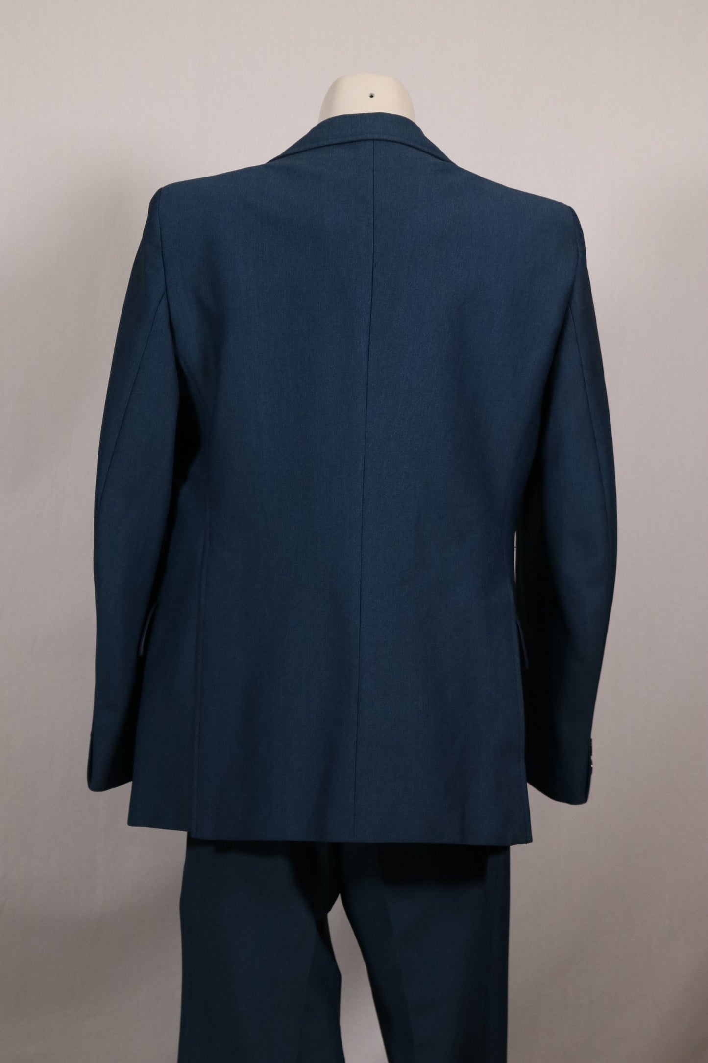70s blue suit