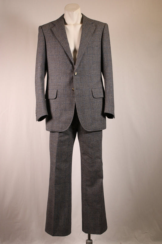 70s grey suit