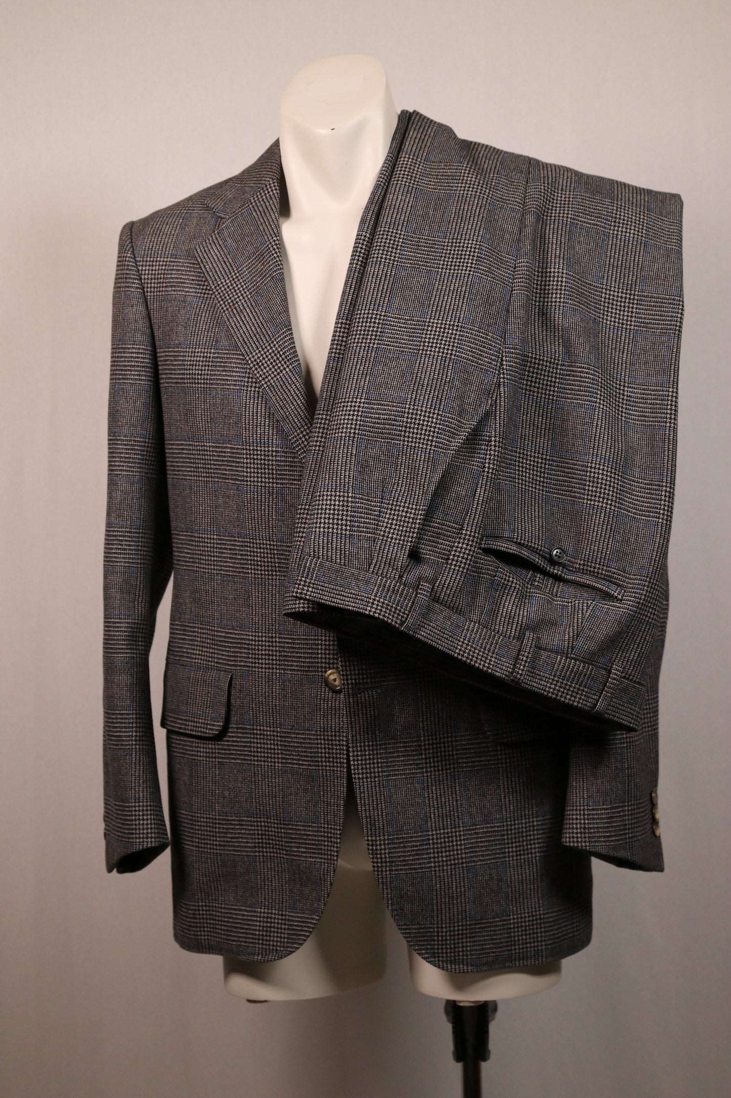 70s grey suit