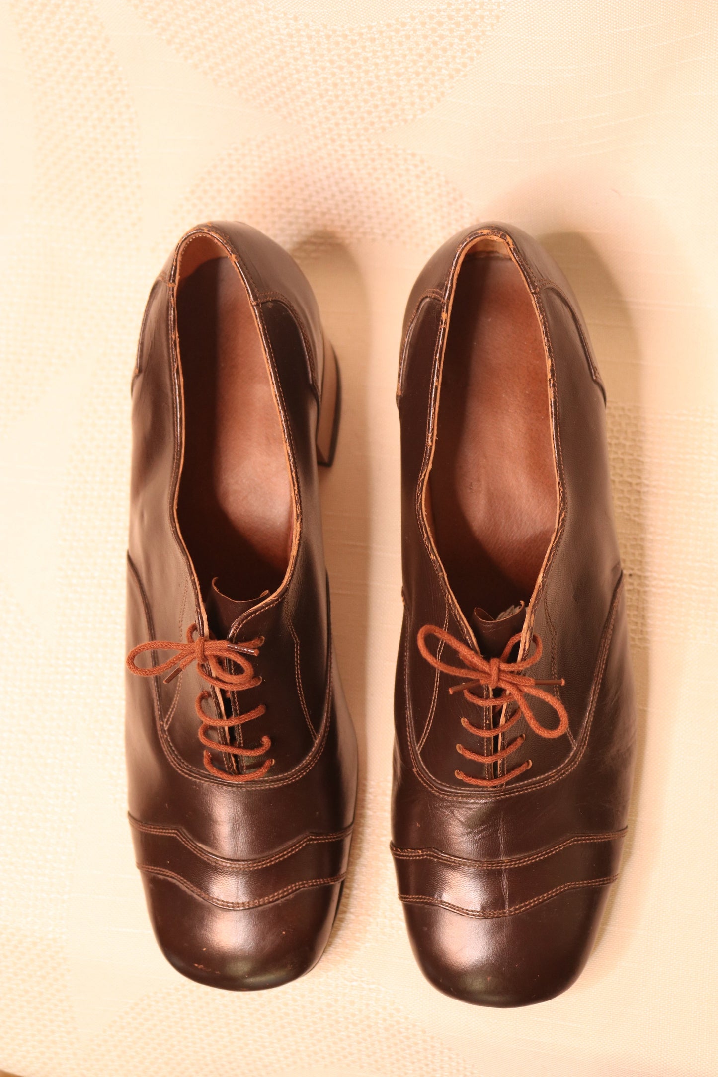 RARE Brown Heeled Men's Shoes
