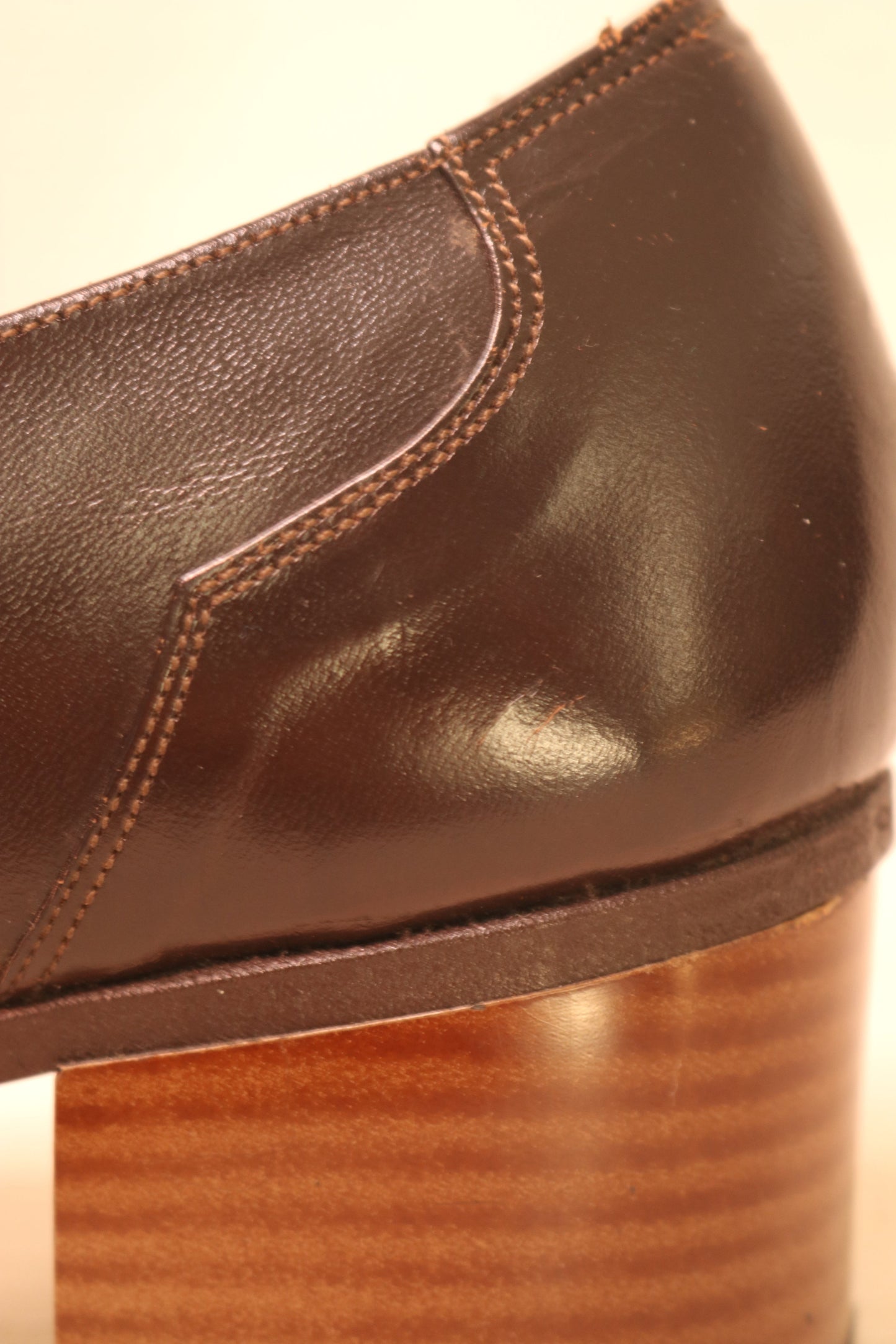RARE Brown Heeled Men's Shoes