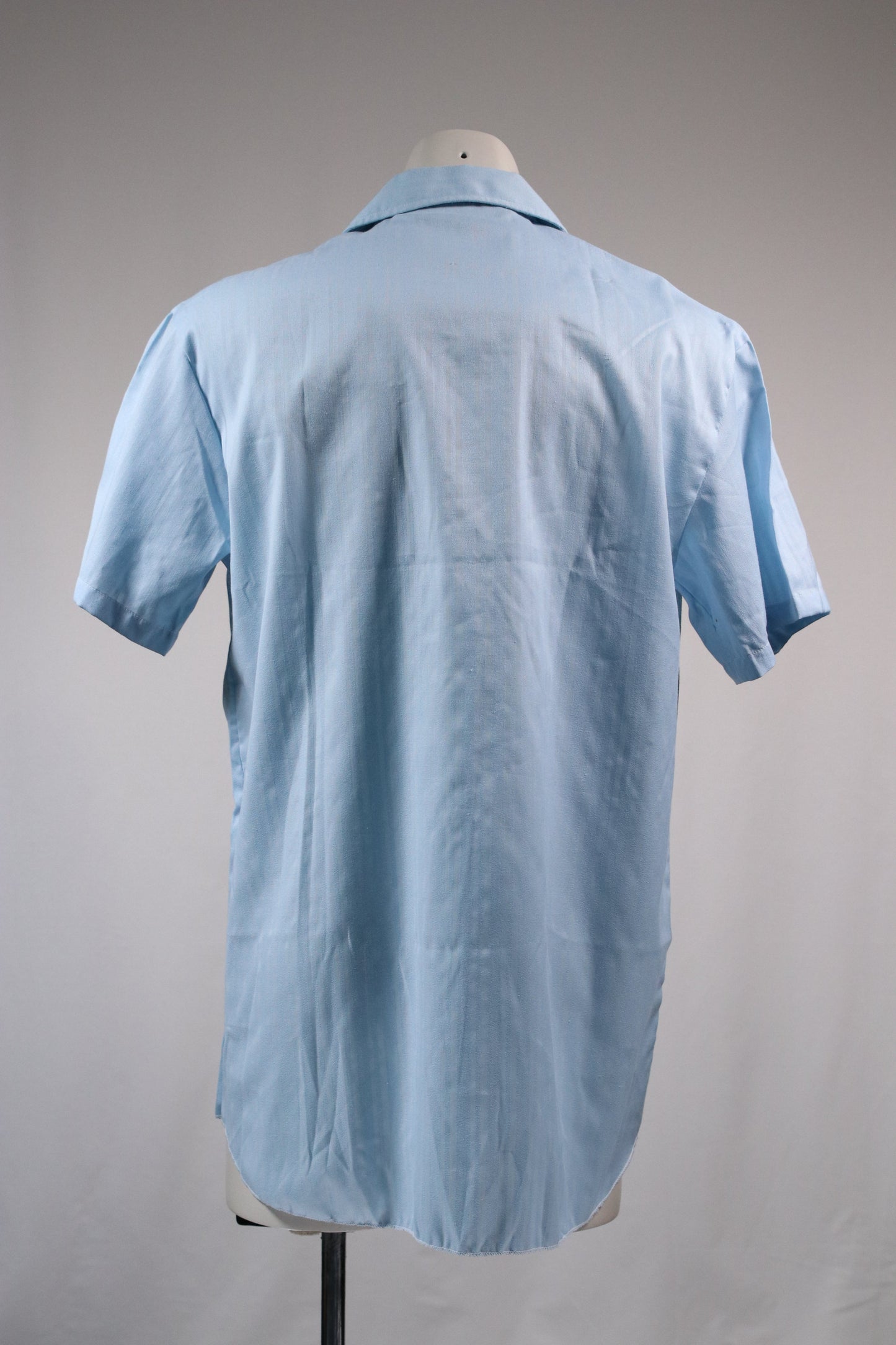 70s blue shirt