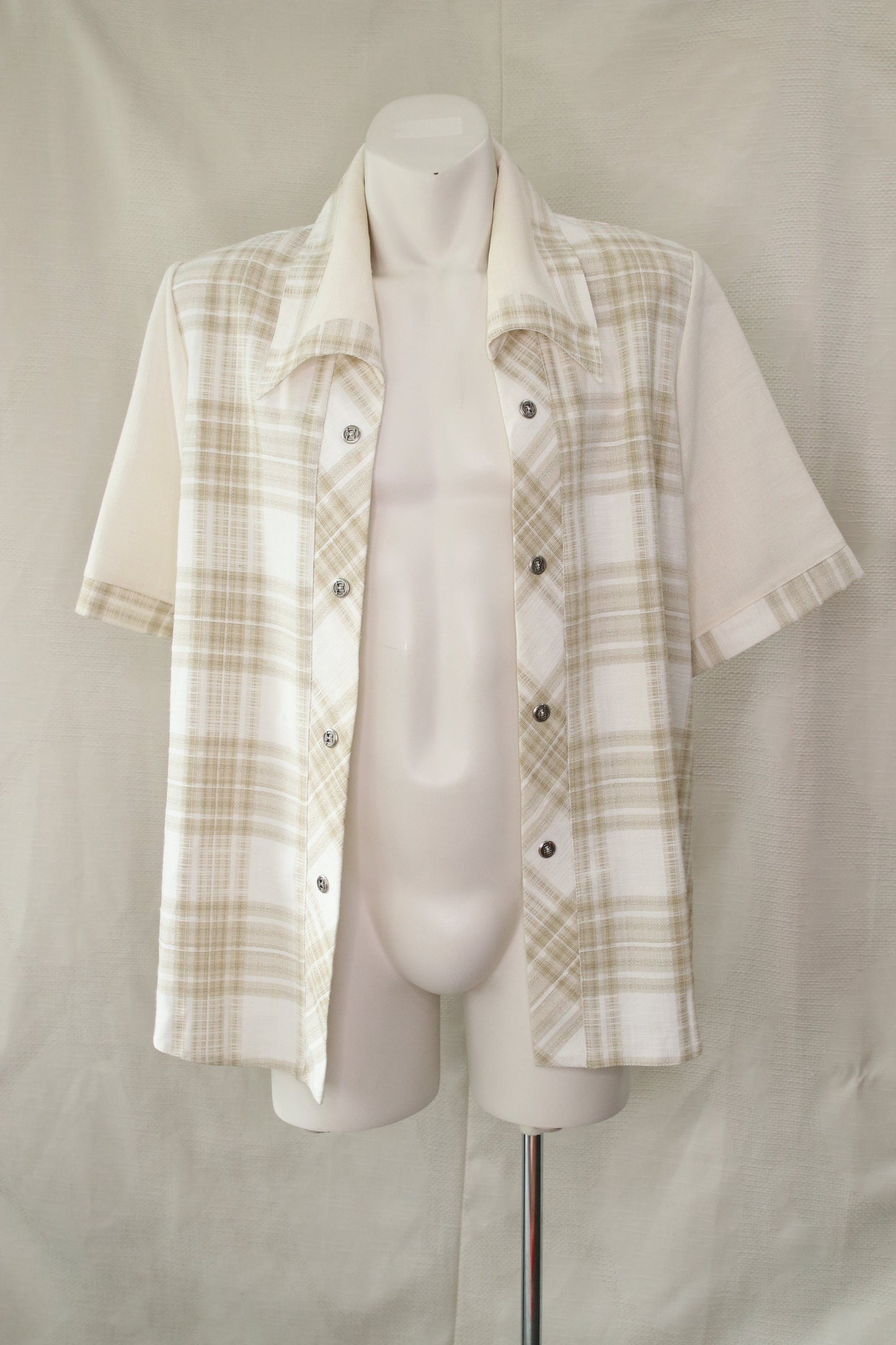 70s buttonless overshirt