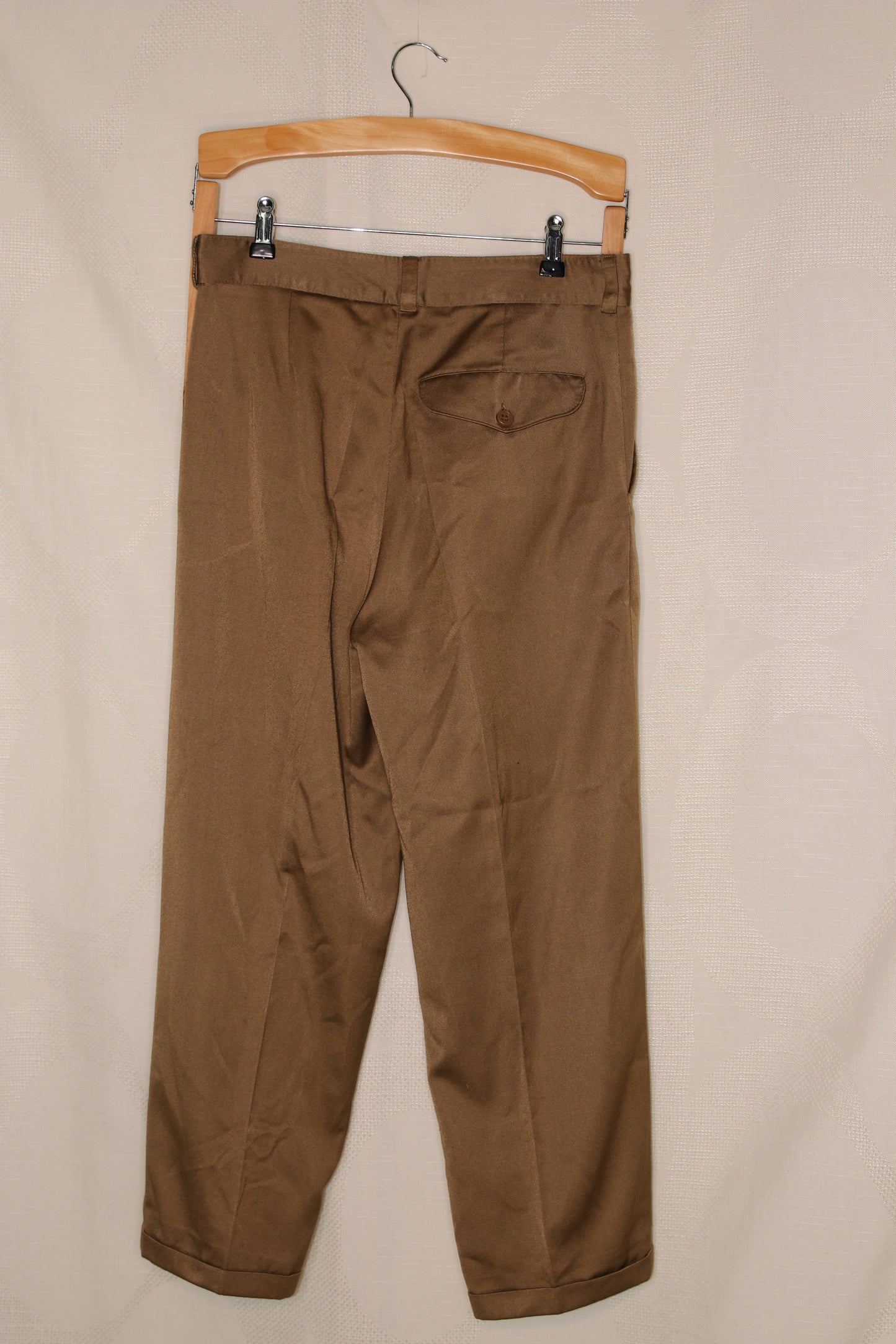 Brown smart trousers