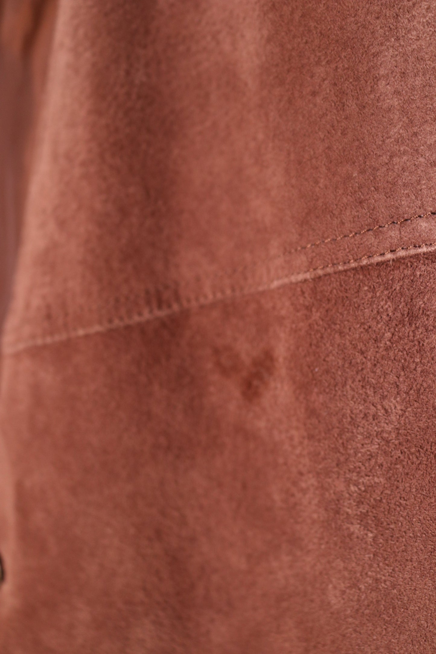90s Brown suede vest