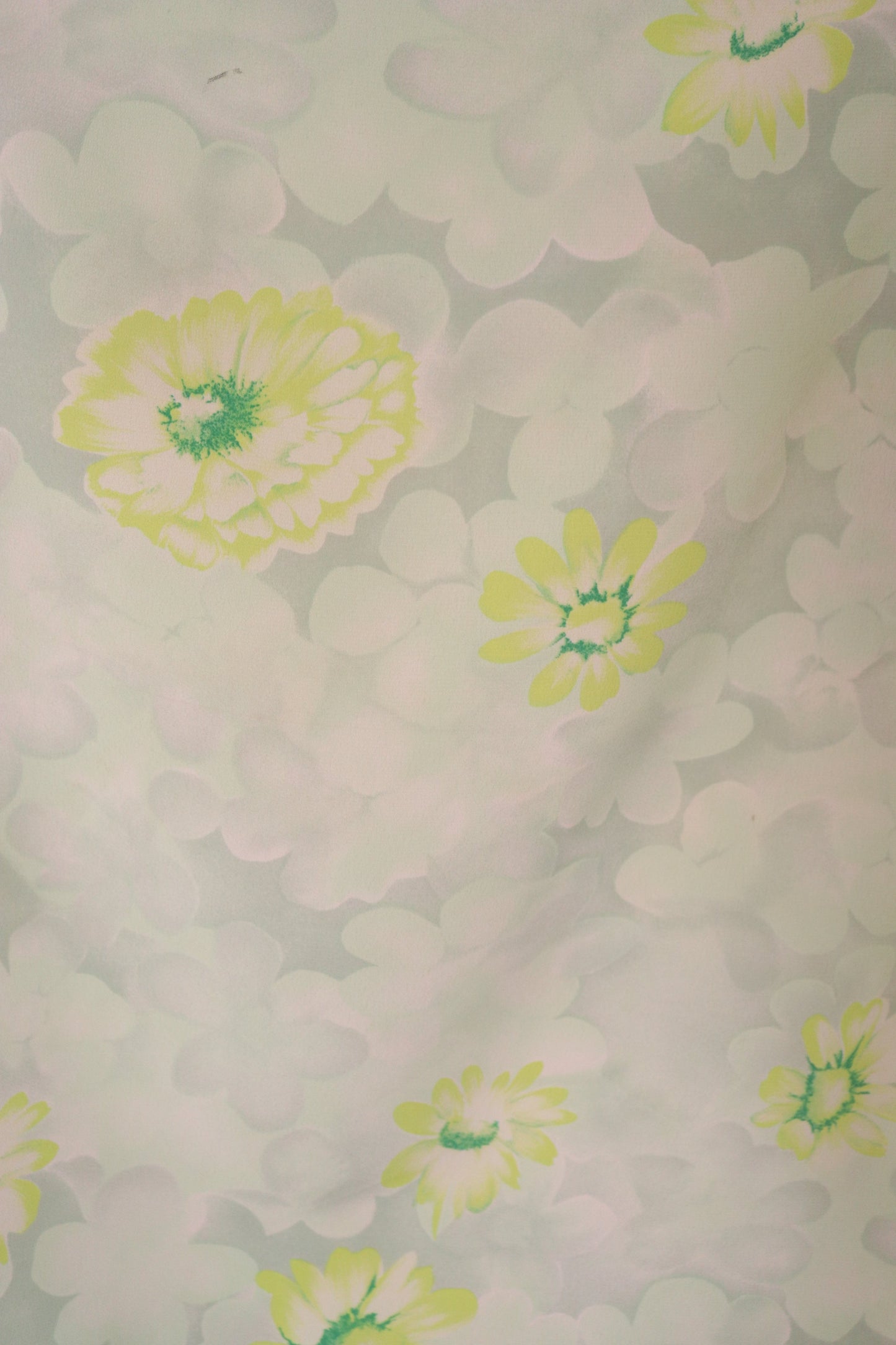 Pastel floral patterned scarf