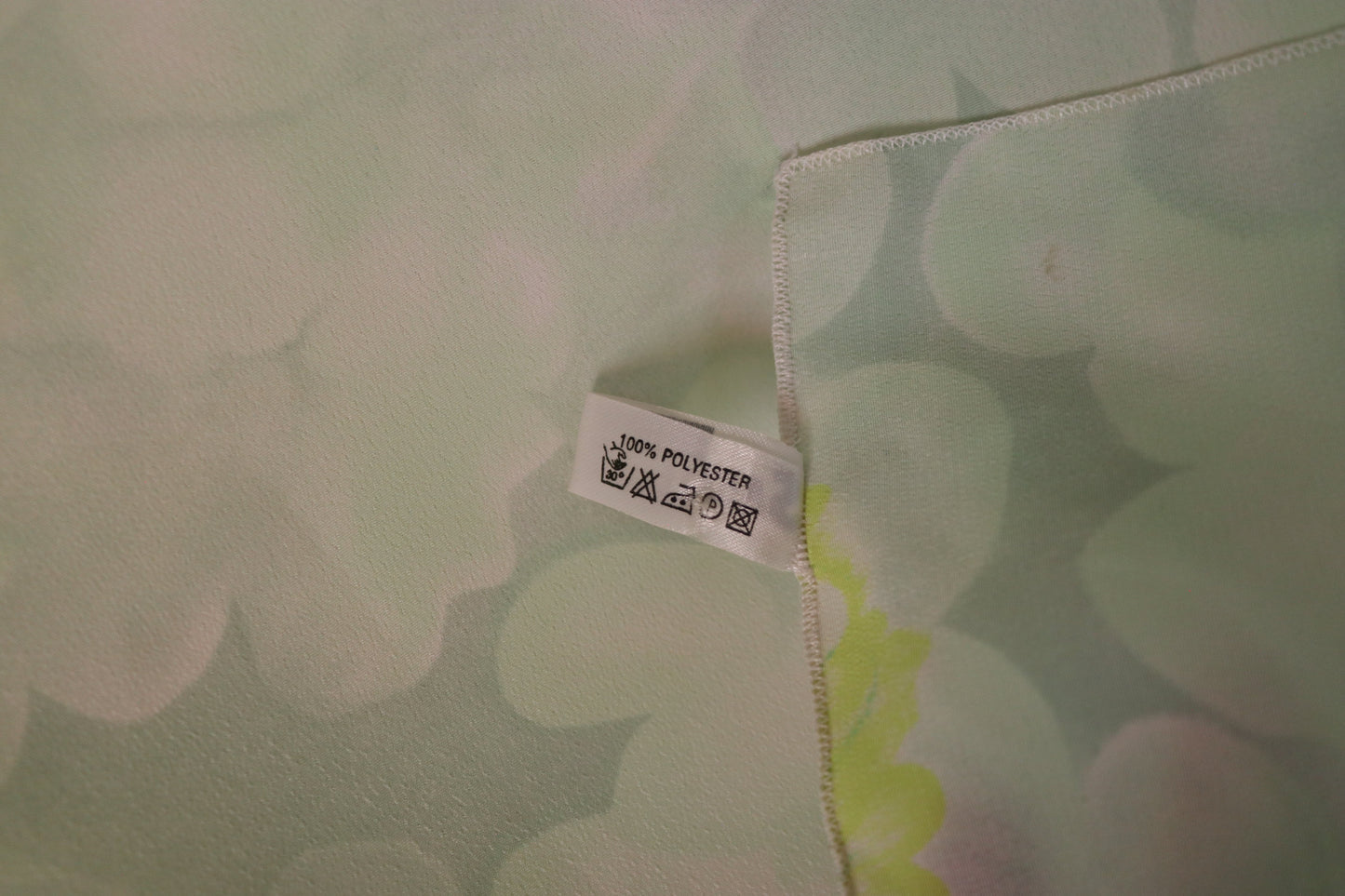 Pastel floral patterned scarf