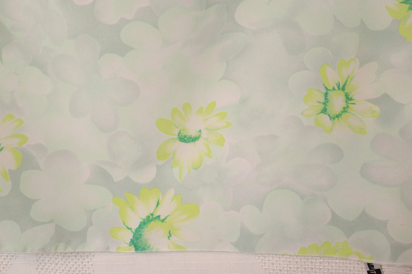 Pastel floral patterned scarf