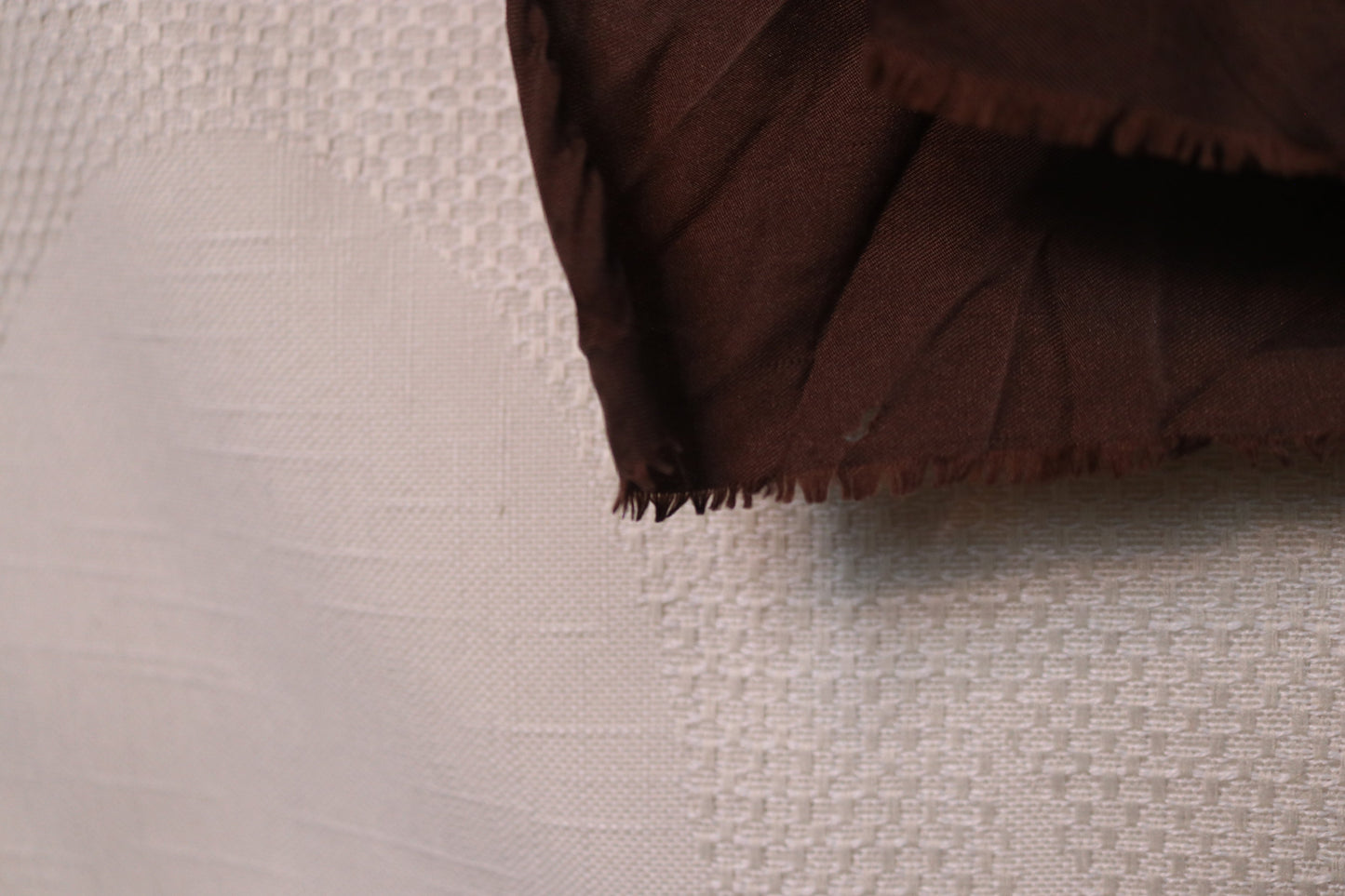 70s brown patterned scarf