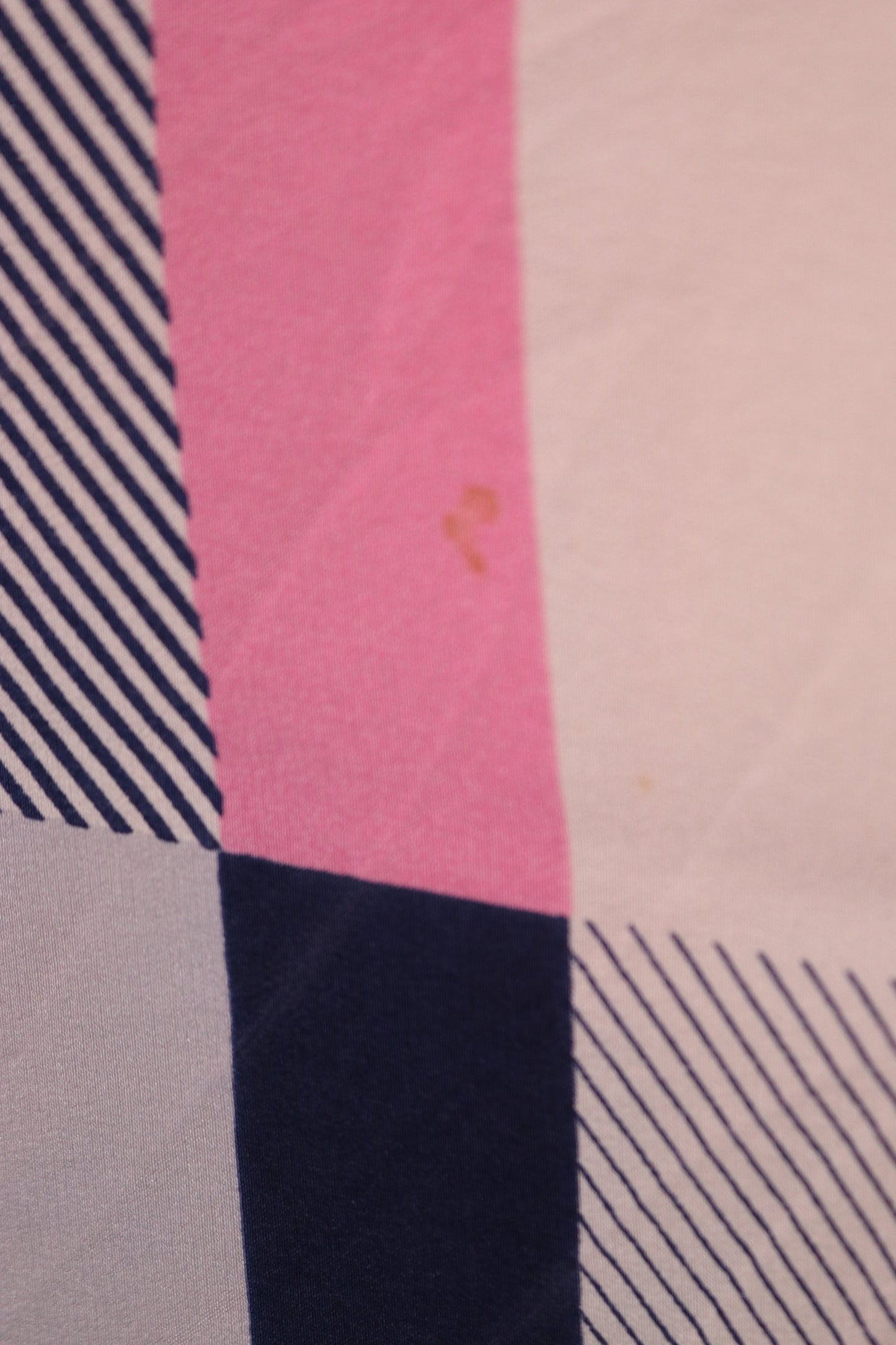 Silk abstract patterned scarf