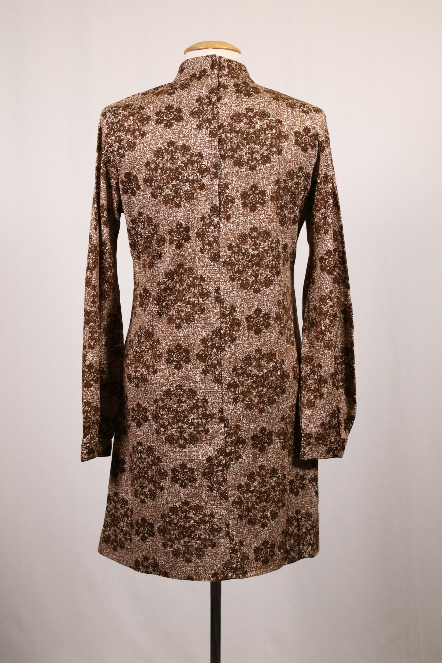 70s patterned minidress