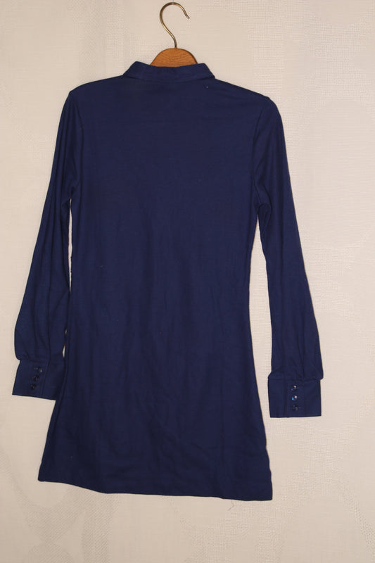 70s Cobalt blue minidress