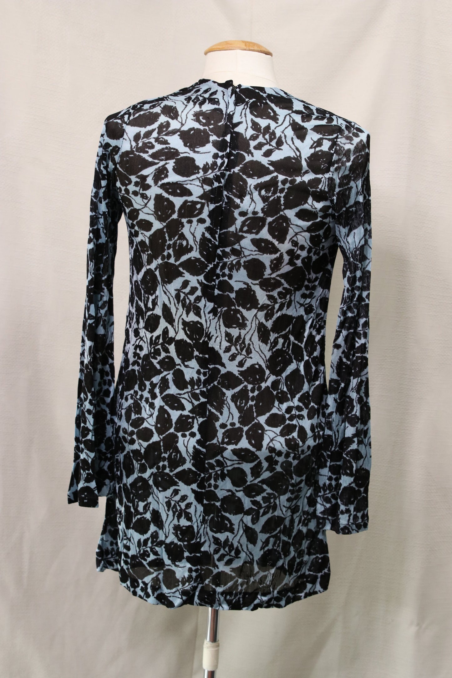 70s patterned minidress