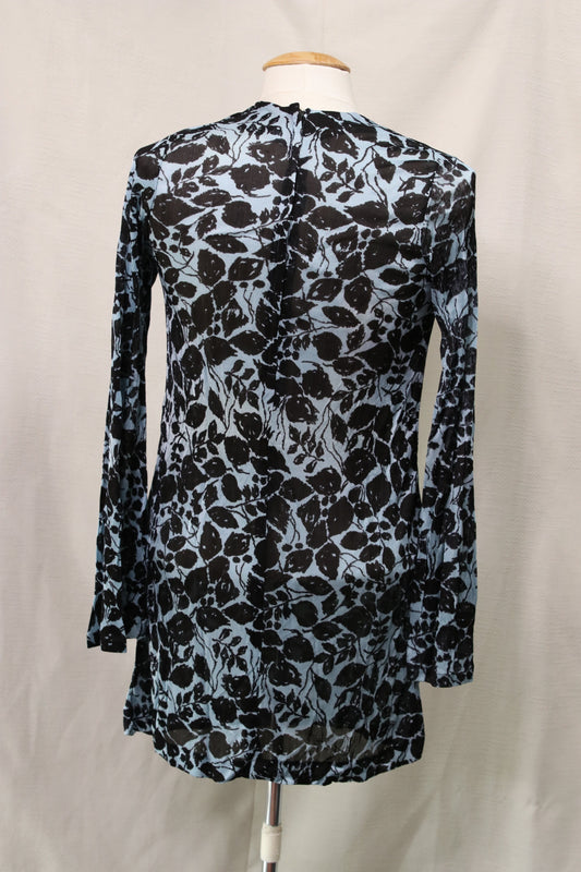 70s patterned minidress