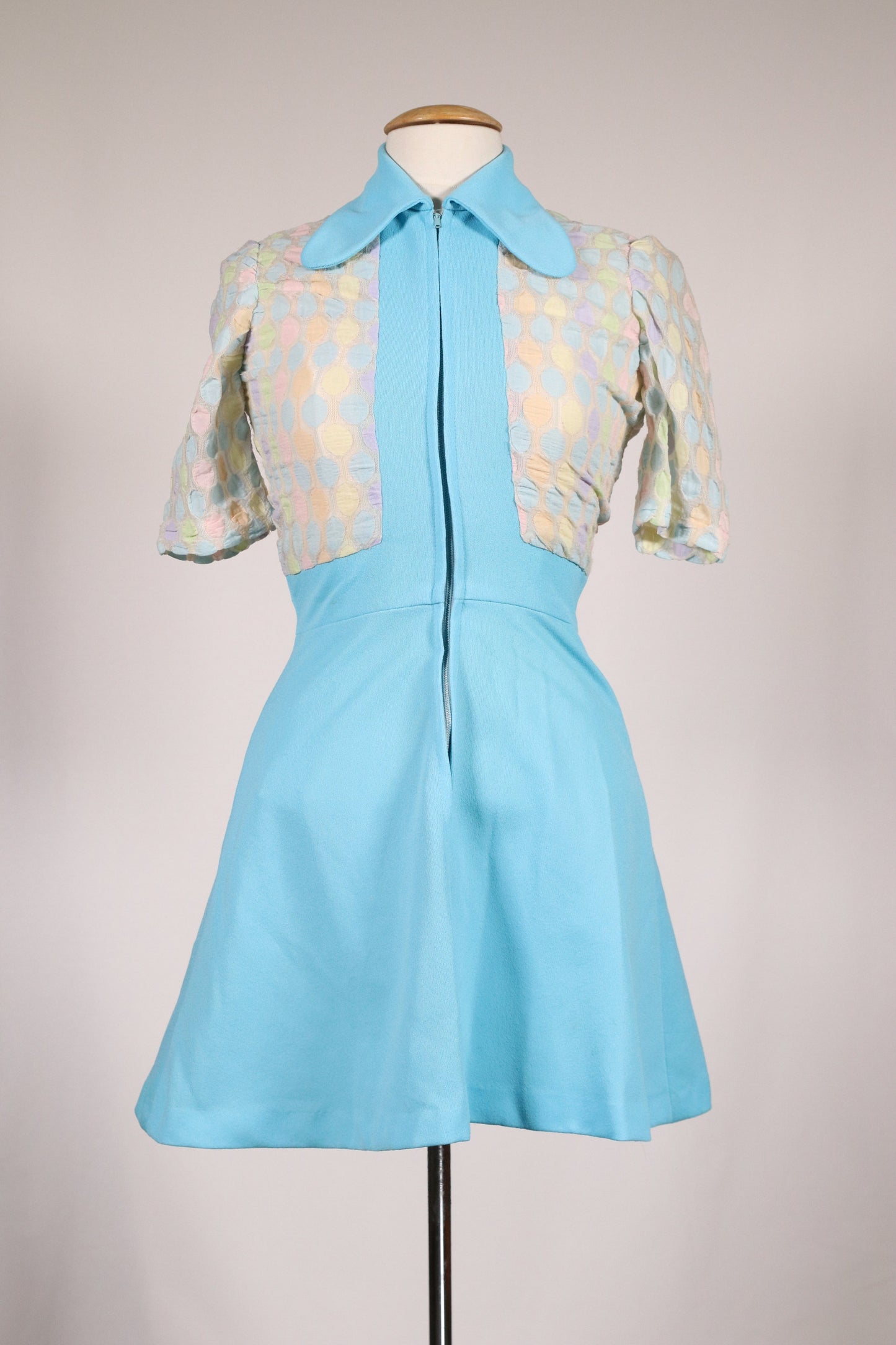 60s blue dress