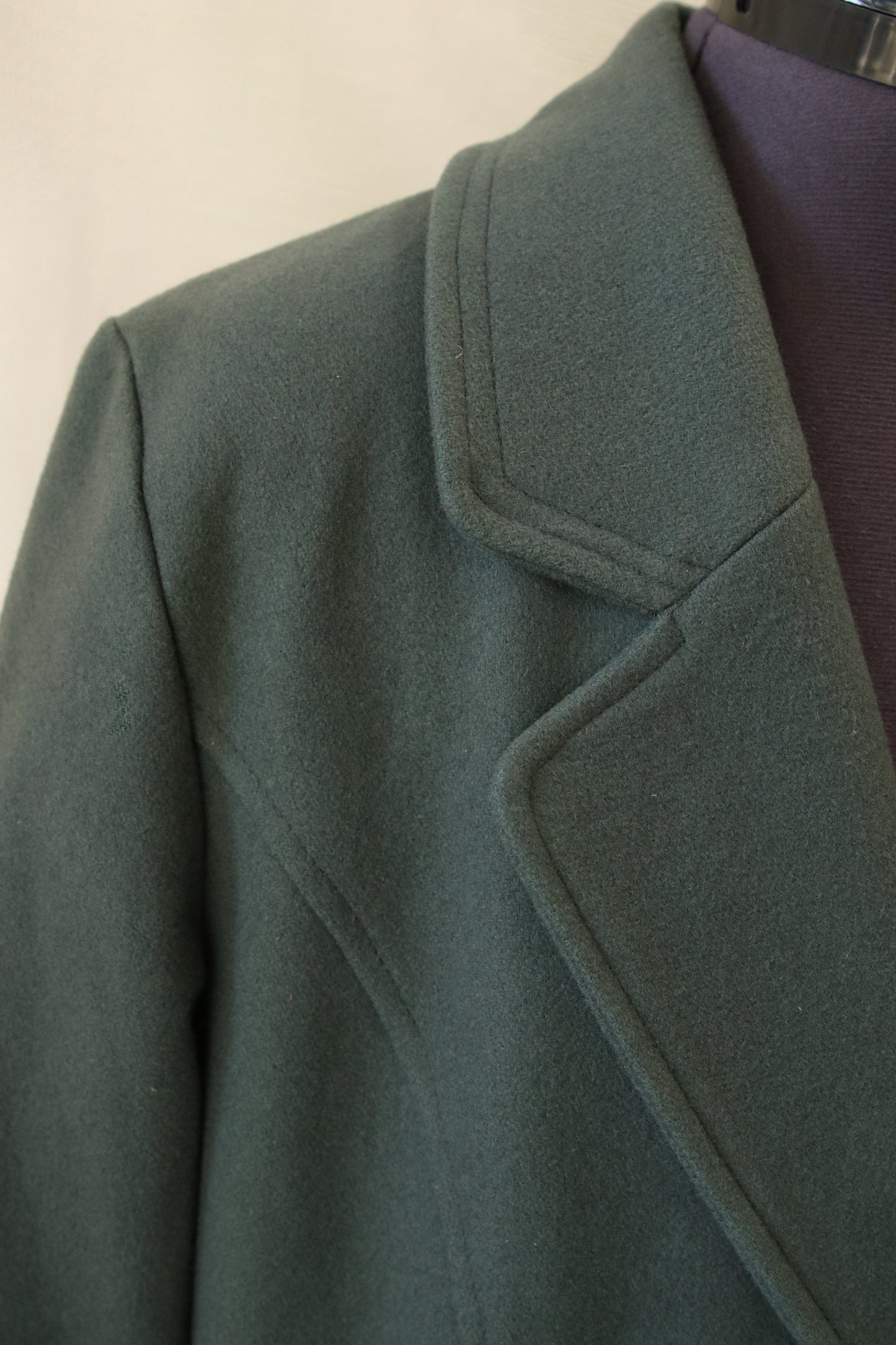90s dark green coat