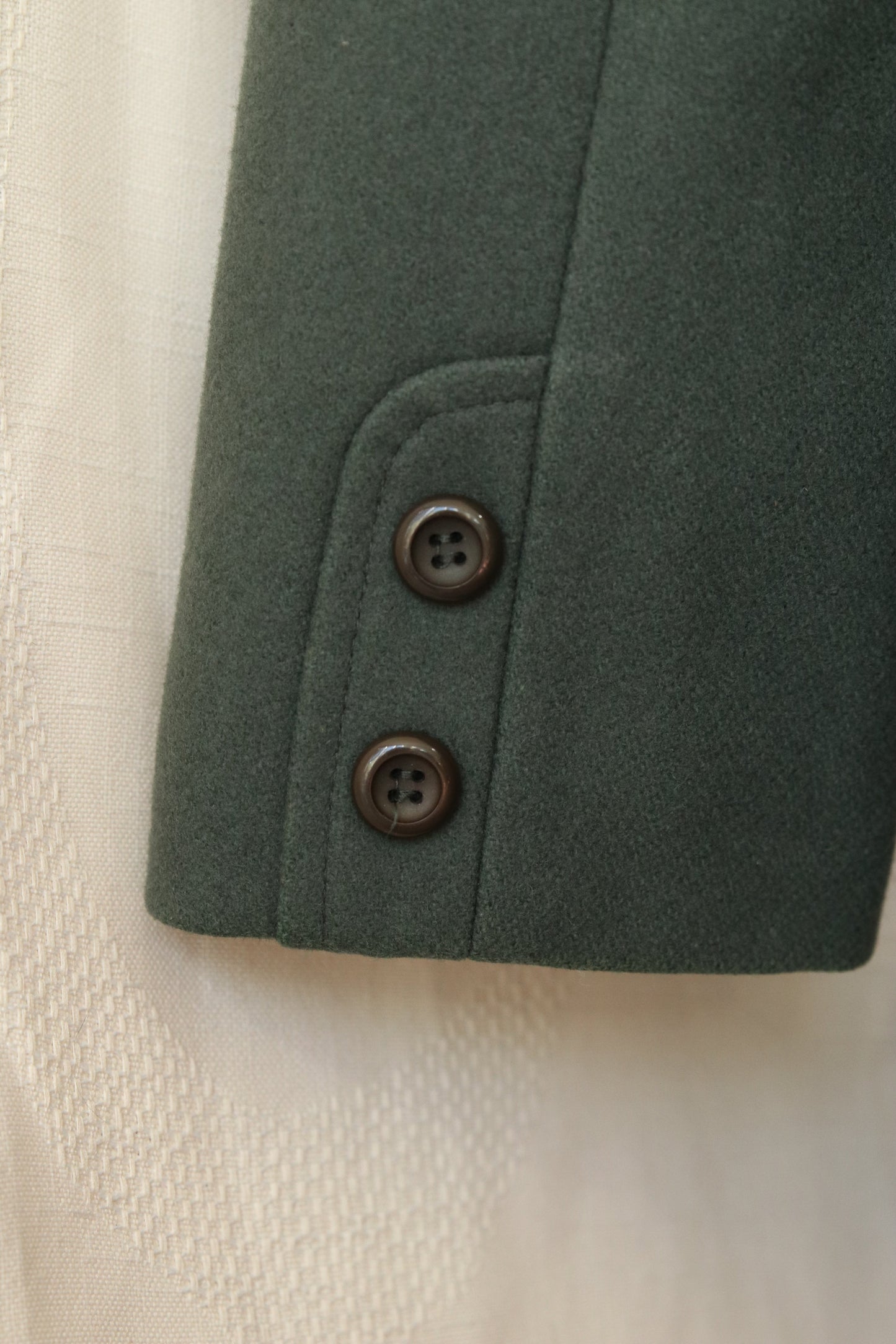 90s dark green coat