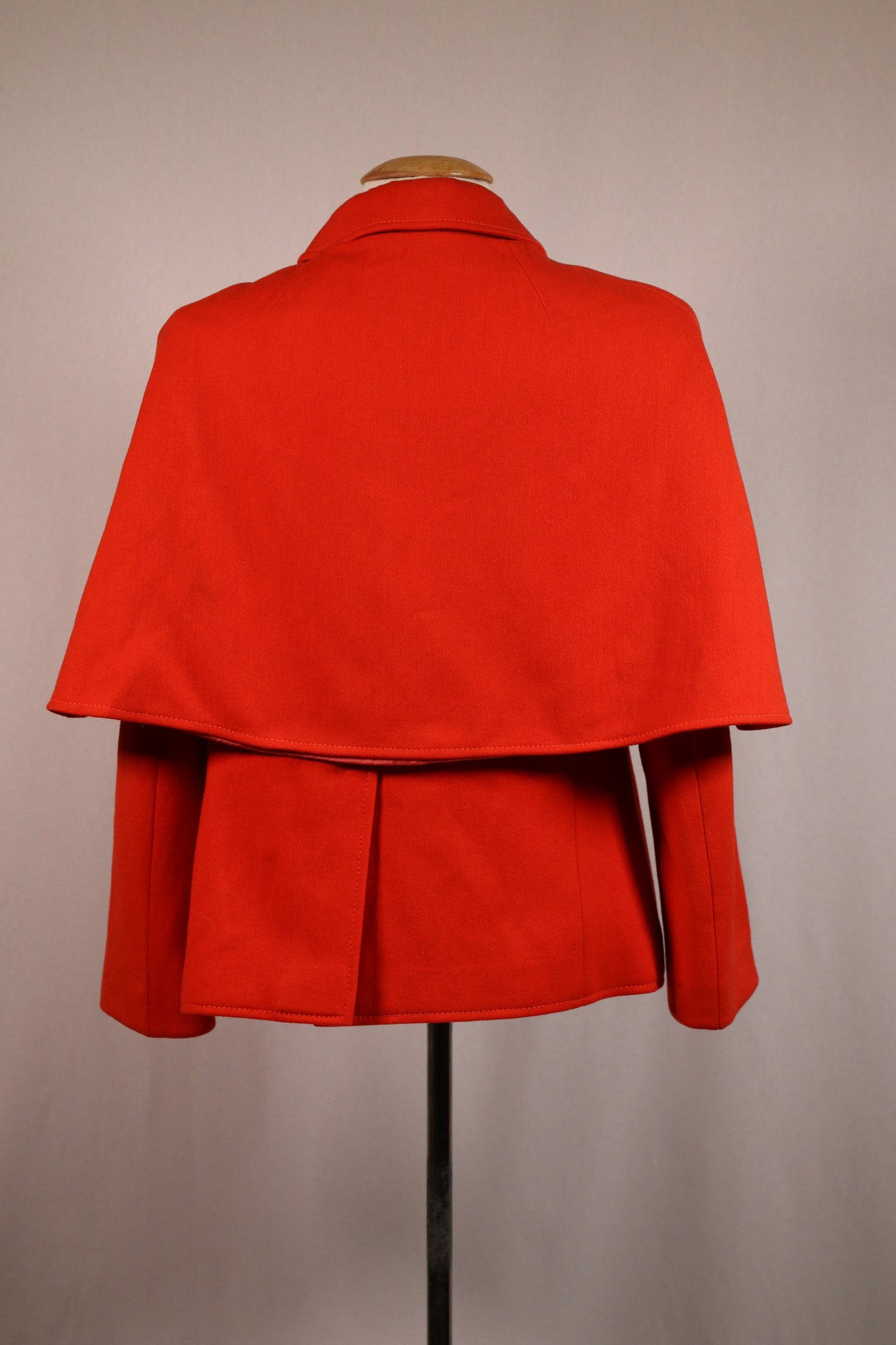 60s coat with cape