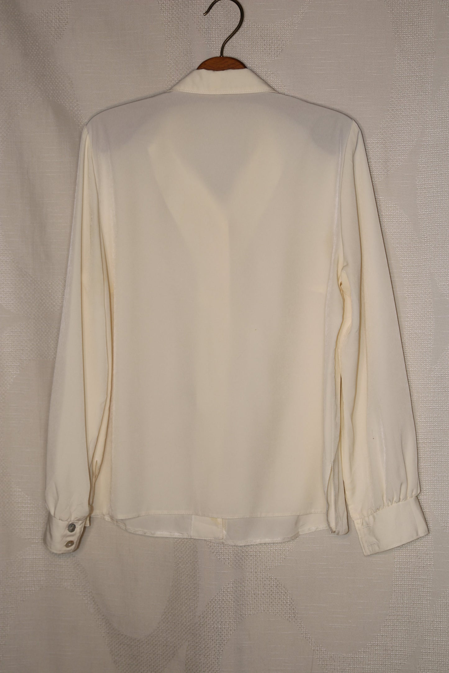 90s Off-white blouse