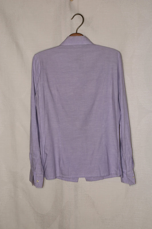 70s Lila dagger collar blouse
