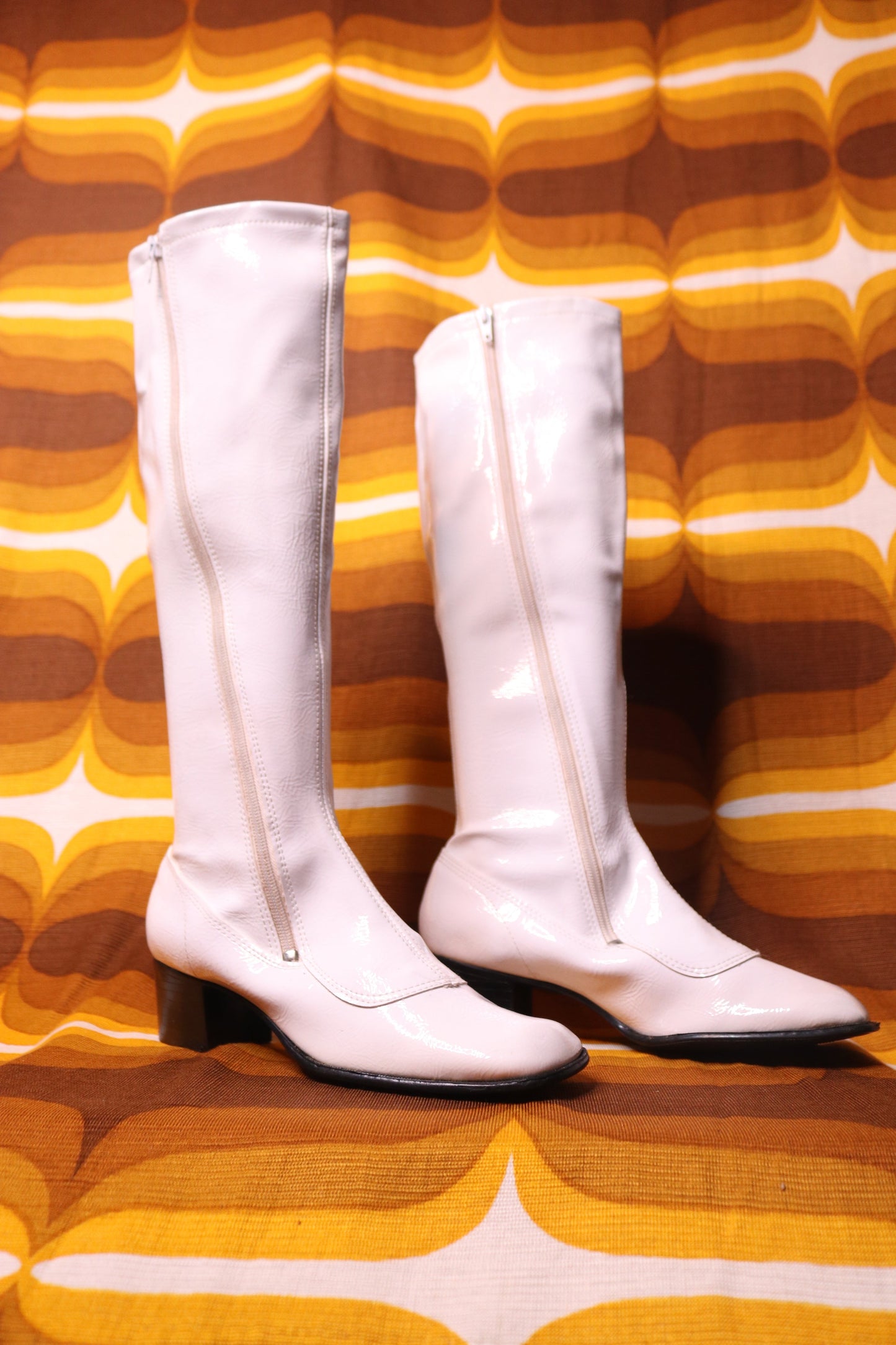 White Go-go boots