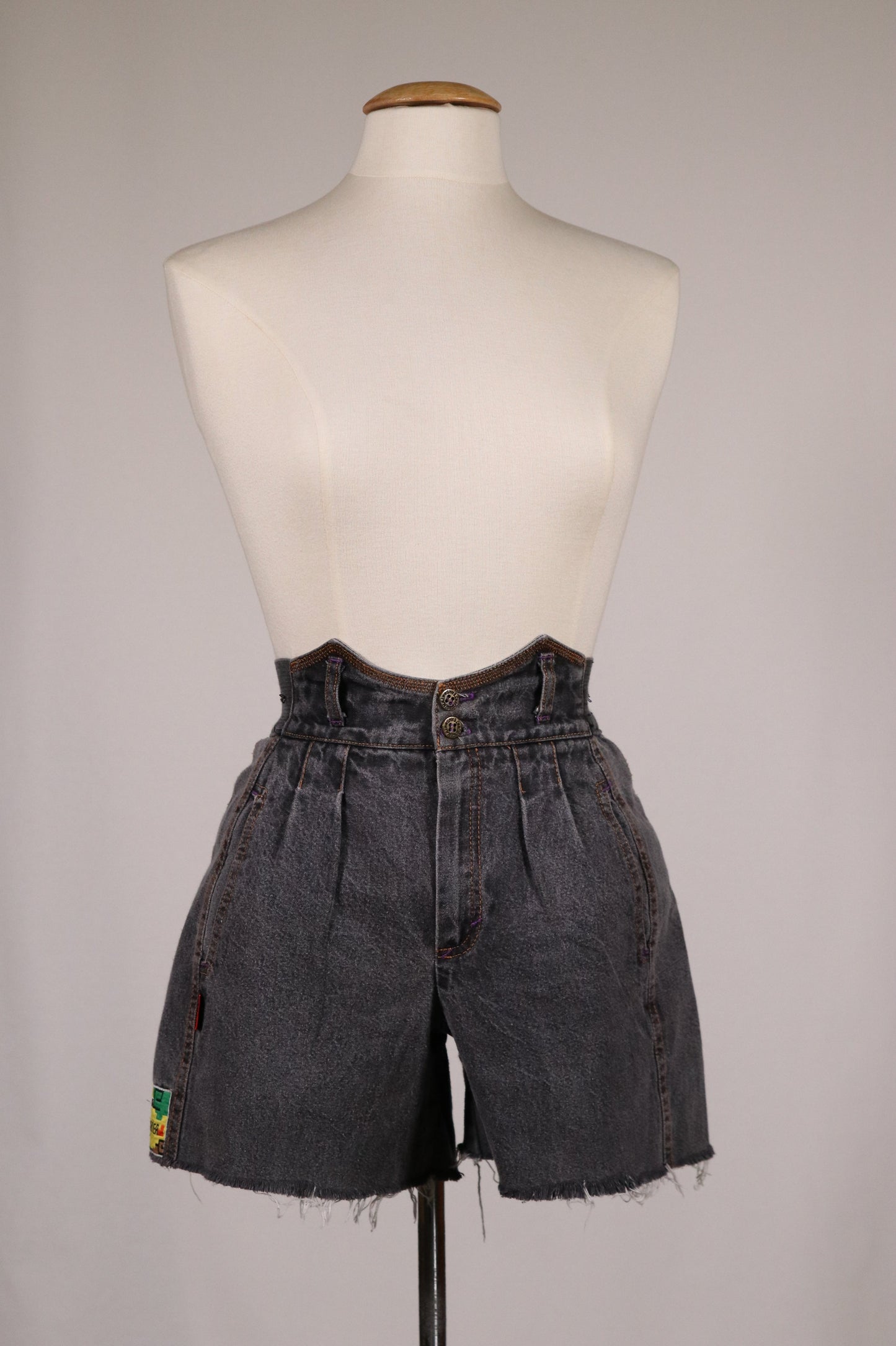 80s denim short