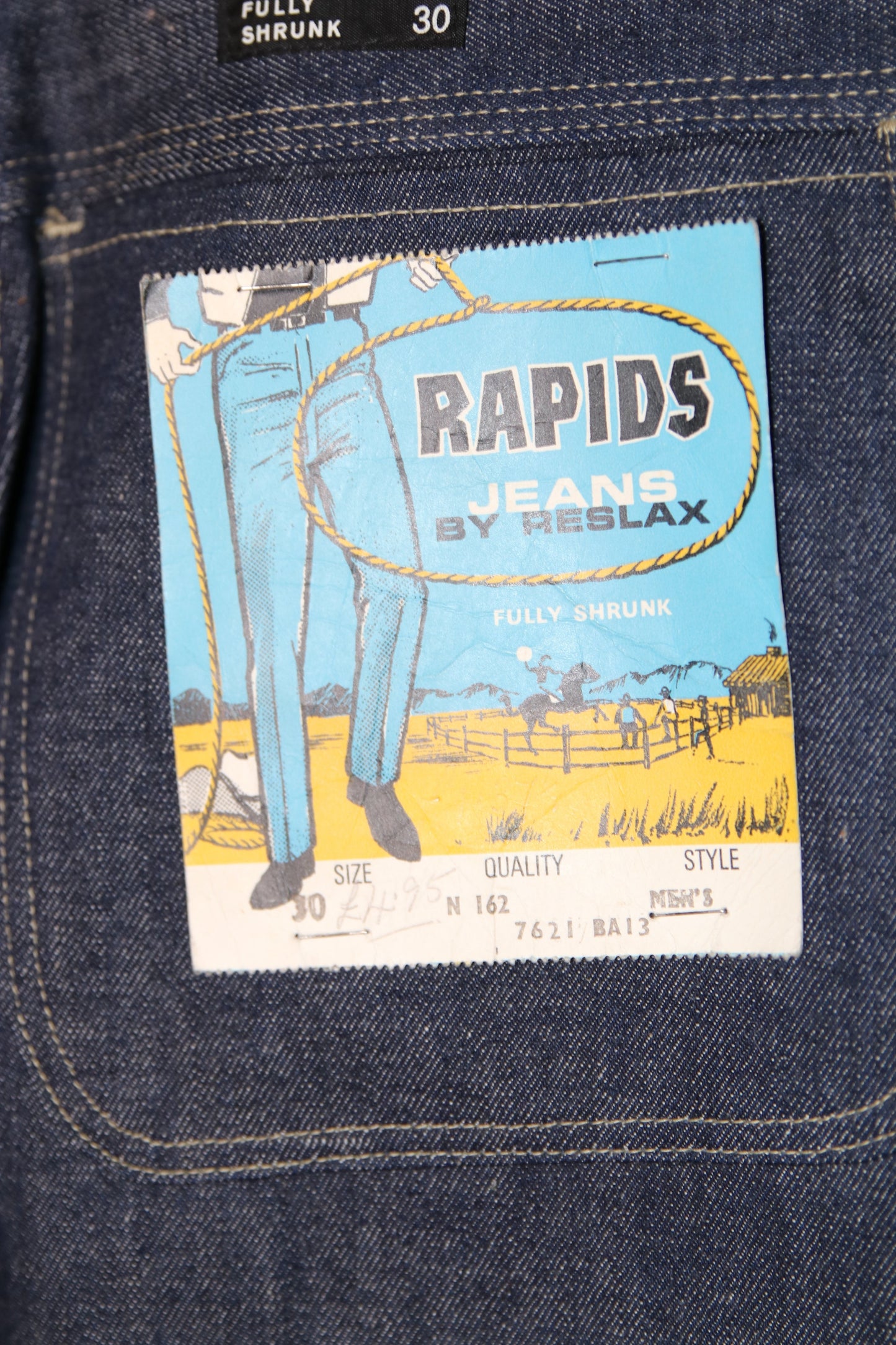 70s Deadstock Tapered Jeans