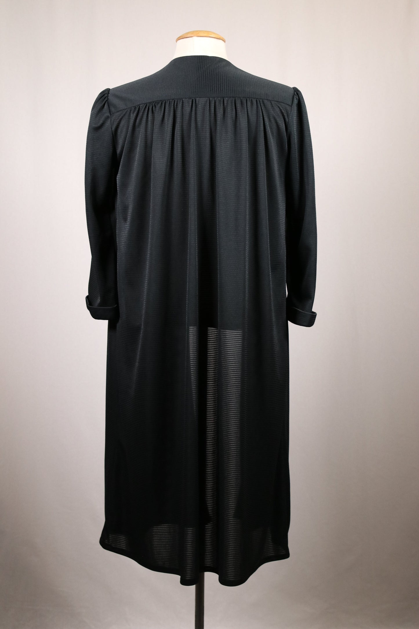 70s navy blue duster cardigan