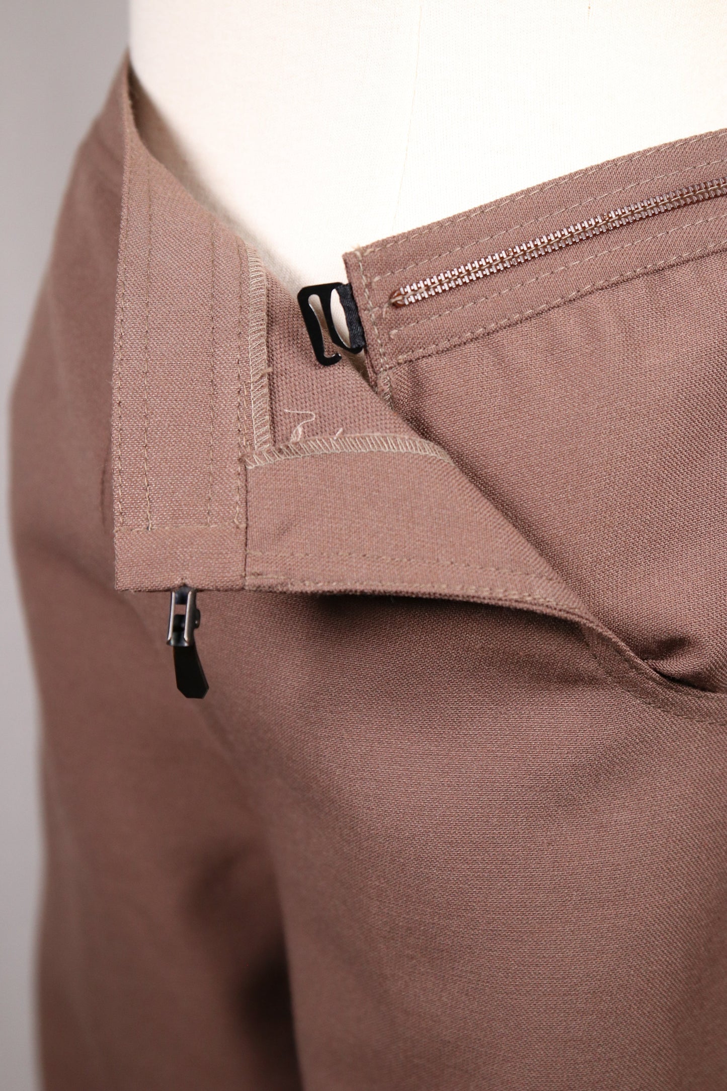 70s flared  adjustable trousers