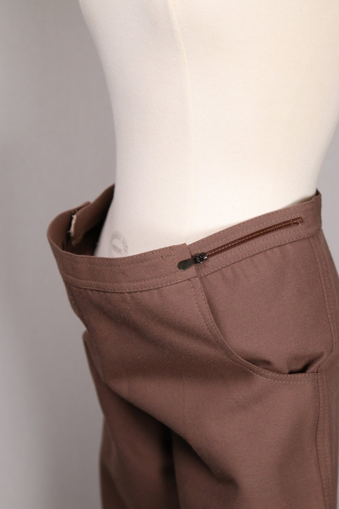 70s flared  adjustable trousers