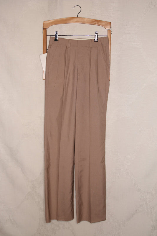 70s Deadstock Liver straight trousers