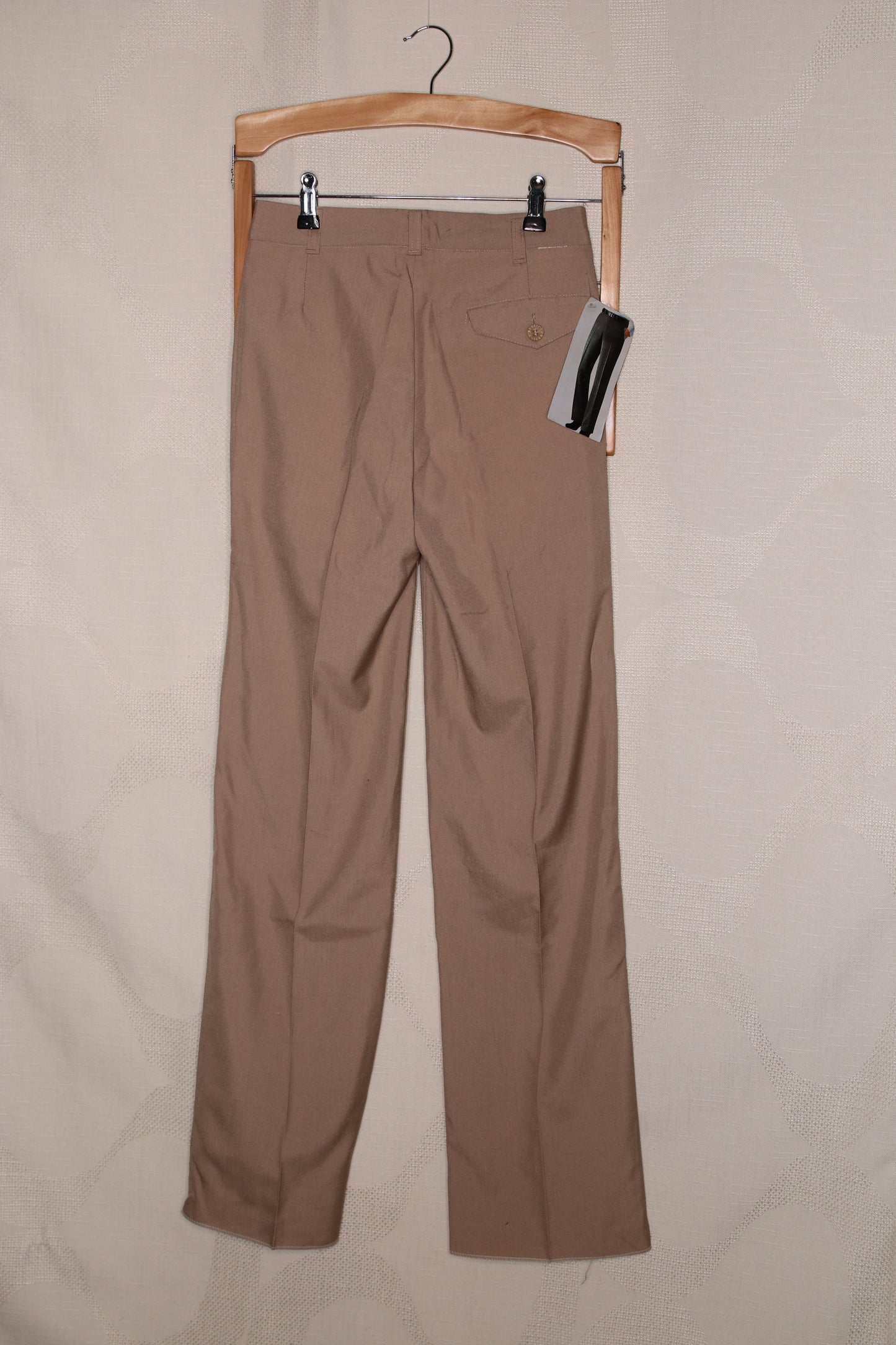 70s Deadstock Liver straight trousers