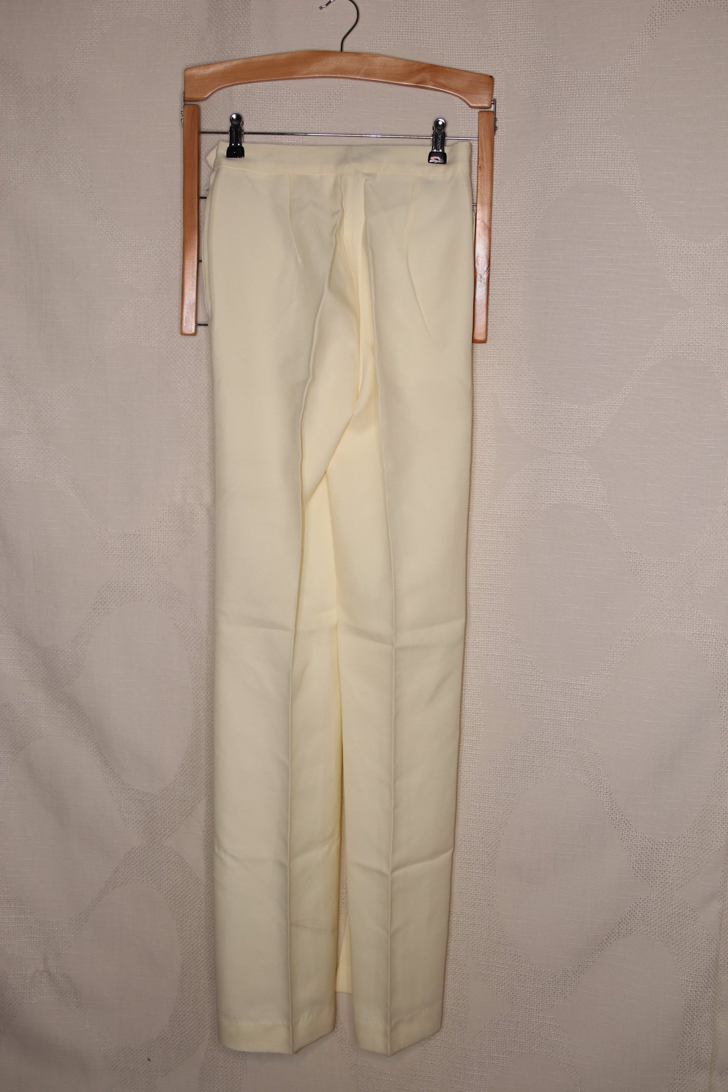 70s Cream flared trousers
