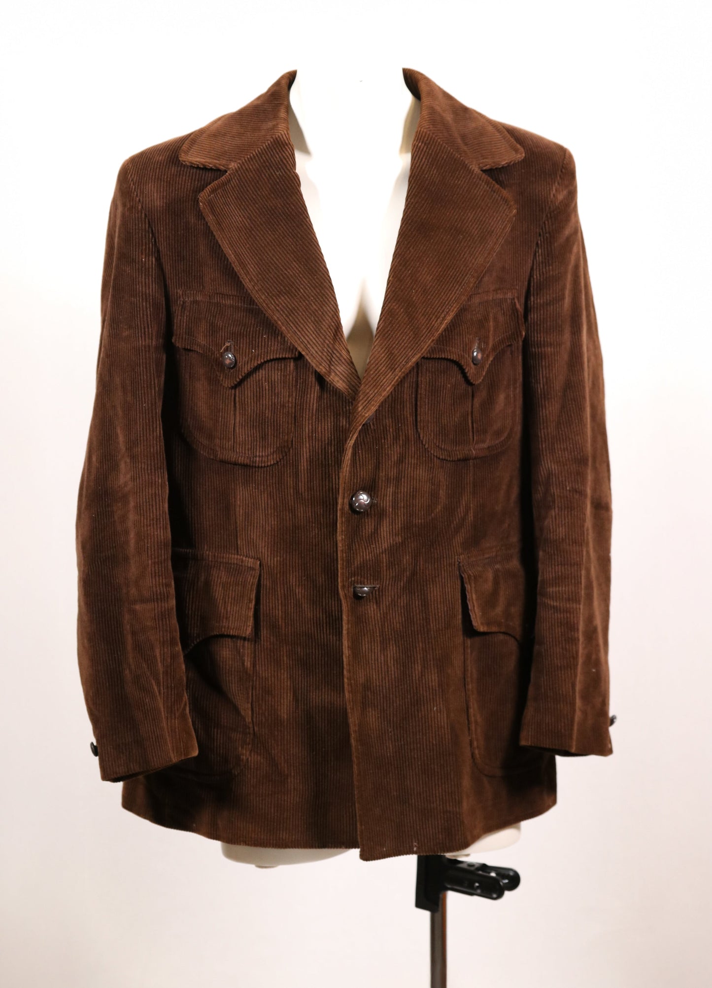RARE 70s brown corduroy blazer
