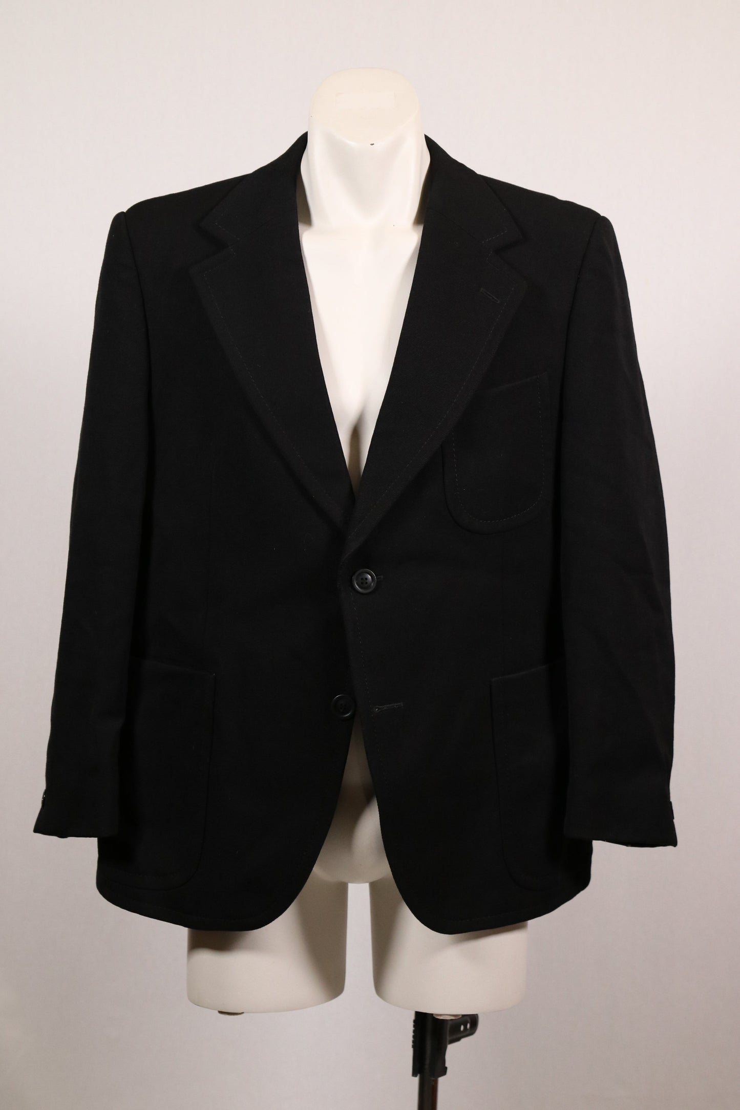70s black blazer