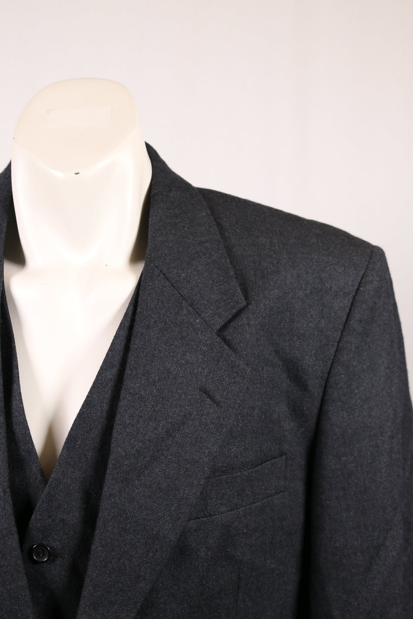 80s wool blazer and vest combo