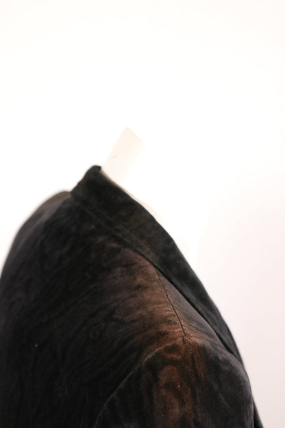 RARE late 60s/early 70s Cecil Gee black velvet blazer